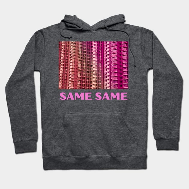 Same Same Pink Hoodie by Slogotee